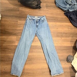Abercrombie & Fitch Light Blue 90s Relaxed Jeans Curve Love